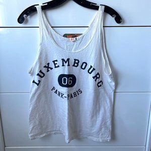 SUNDRY Tank Top Size 2 Medium white black